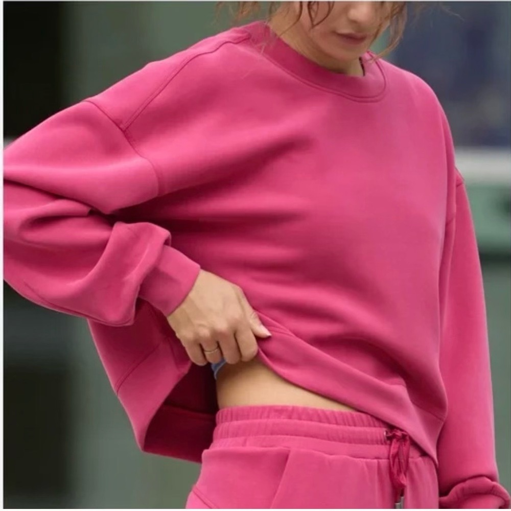 Altar'd State Revival Pink Crewneck Sweatshirt